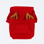 Świąteczna bluza renifera z haftem i rogiem – ubranko dla psa PrezentDlaPupila.pl